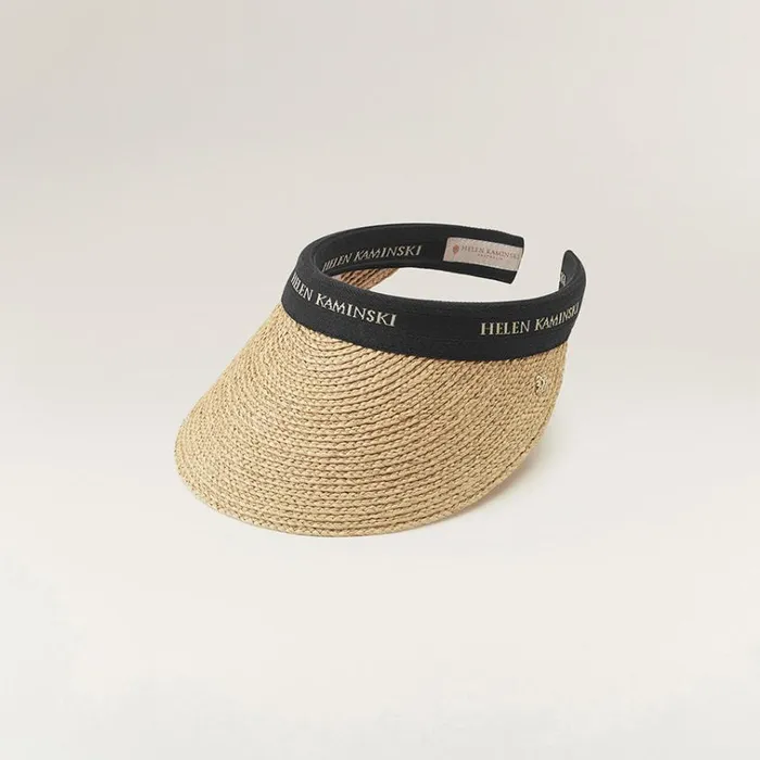 Helen Kaminski Bianca Naturalblack Logo Hats Visors