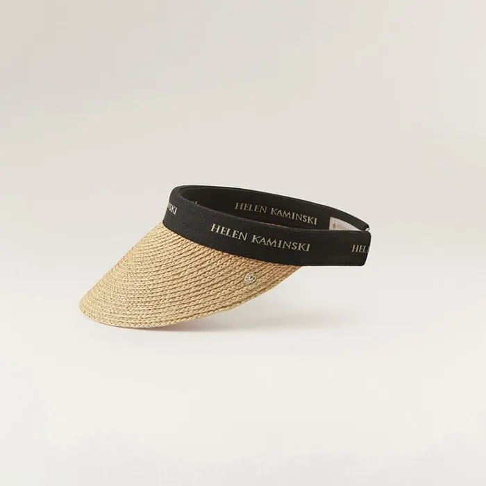 Helen Kaminski Bianca Naturalblack Logo Hats Visors