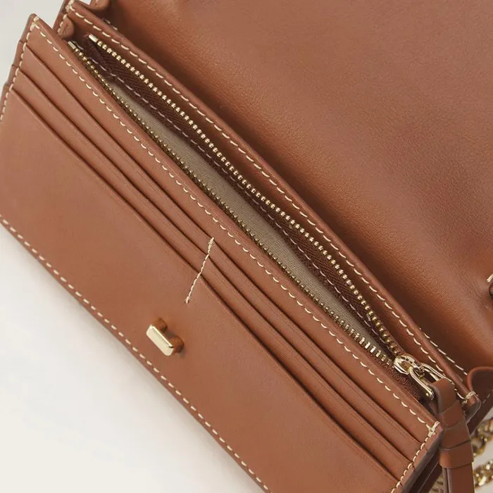 Helen Kaminski Blisse Wallet With Raffia Cuoio Nougat Bags Cross Body Bags