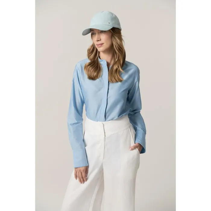 Helen Kaminski Bronte Chalk Blue Hats Caps