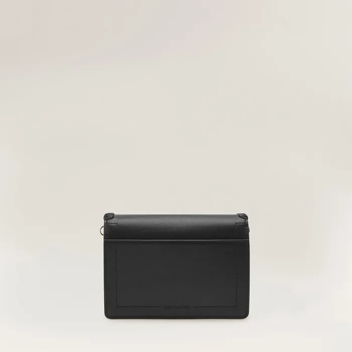 Helen Kaminski Dauphine Crossbody With Raffia Blackcharcoal Bags Cross Body Bags