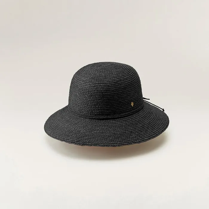 Helen Kaminski Dora Charcoal Hats Round Crown