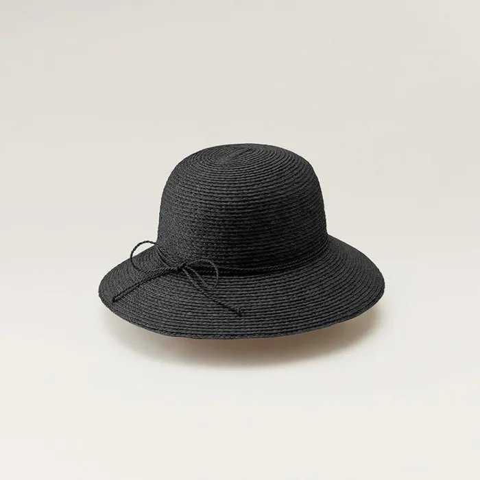 Helen Kaminski Dora Charcoal Hats Round Crown