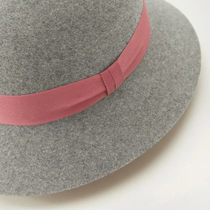Helen Kaminski Etta Conscious Grey Melangeblossom Hats Cloche