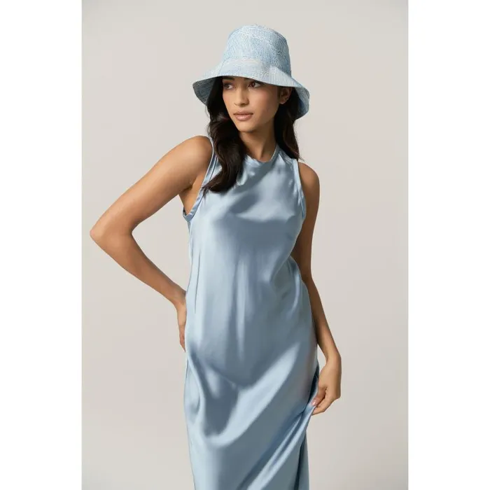 Helen Kaminski HK X Bbbarra Bucket Blue Hats Bucket