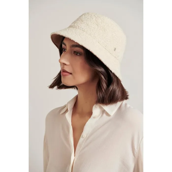 Helen Kaminski Mackenzie Cream Hats Bucket