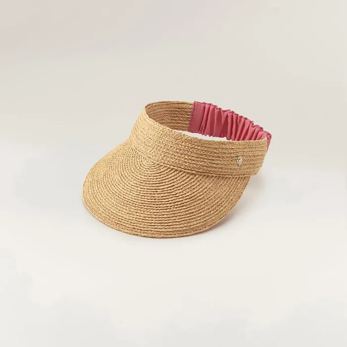 Helen Kaminski Medea Naturalhot Pink Hats Visors