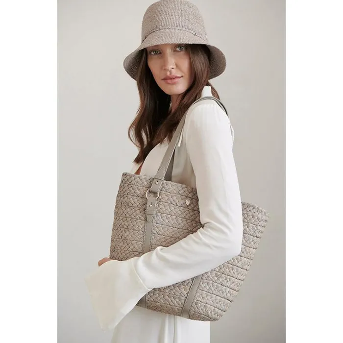 Helen Kaminski Pinimilla M Bridle Eclipse Melangegrey Bags Shoulder Bags
