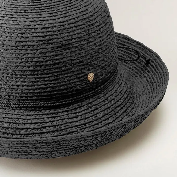Helen Kaminski Prima 10 Charcoal Hats Round Crown