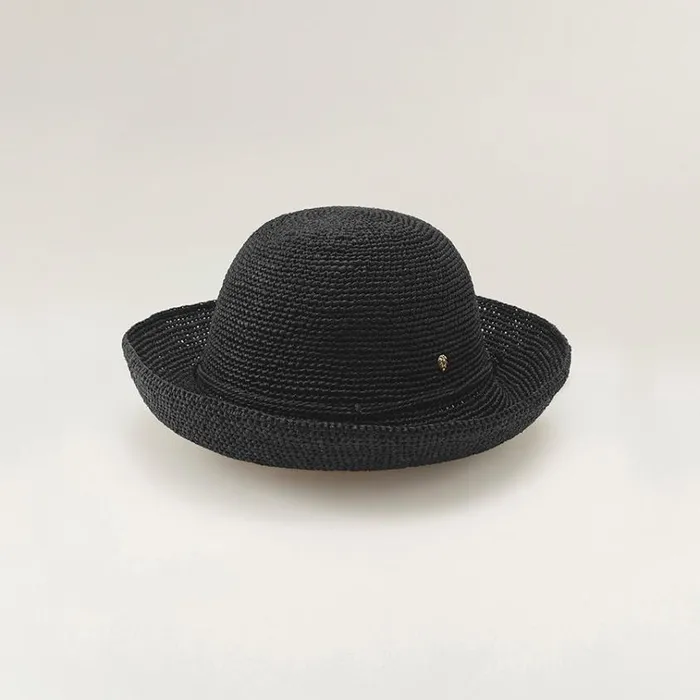 Helen Kaminski Provence 10 Charcoal Hats Rollable and Packable
