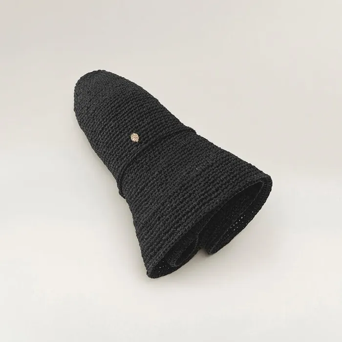 Helen Kaminski Provence 10 Charcoal Hats Rollable and Packable