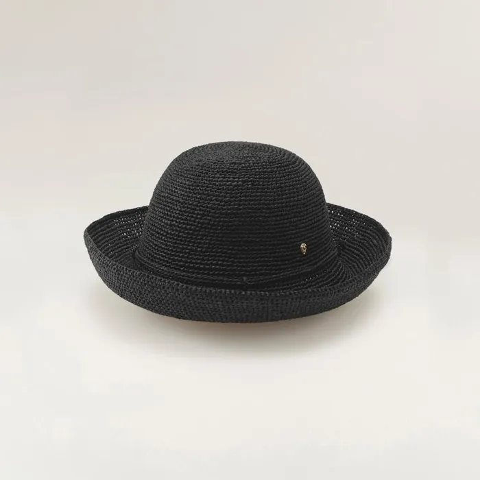 Helen Kaminski Provence 10 Charcoal Hats Rollable and Packable