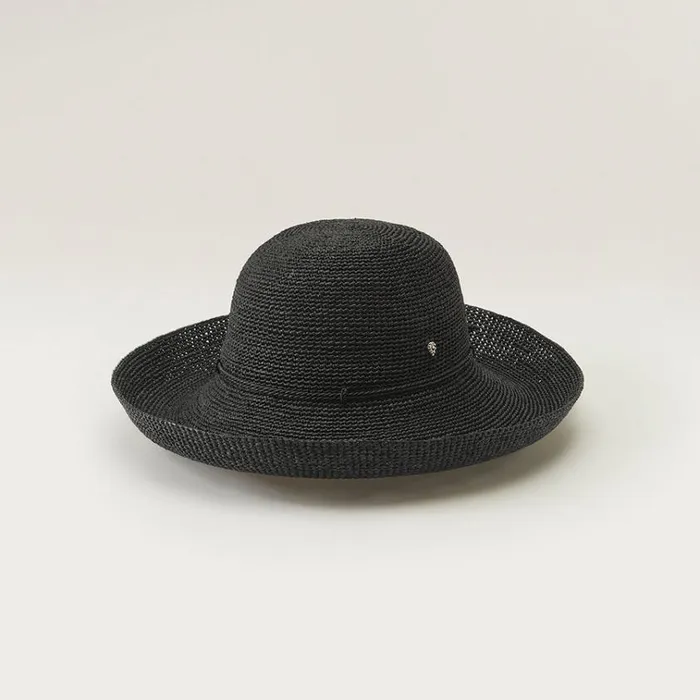 Helen Kaminski Provence 12 Charcoal Hats Rollable and Packable