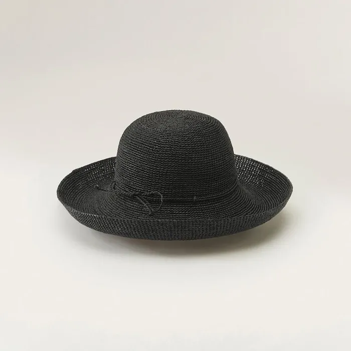 Helen Kaminski Provence 12 Charcoal Hats Rollable and Packable