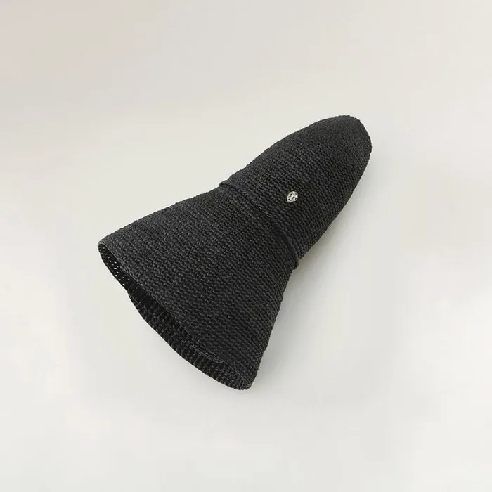Helen Kaminski Provence 12 Charcoal Hats Rollable and Packable