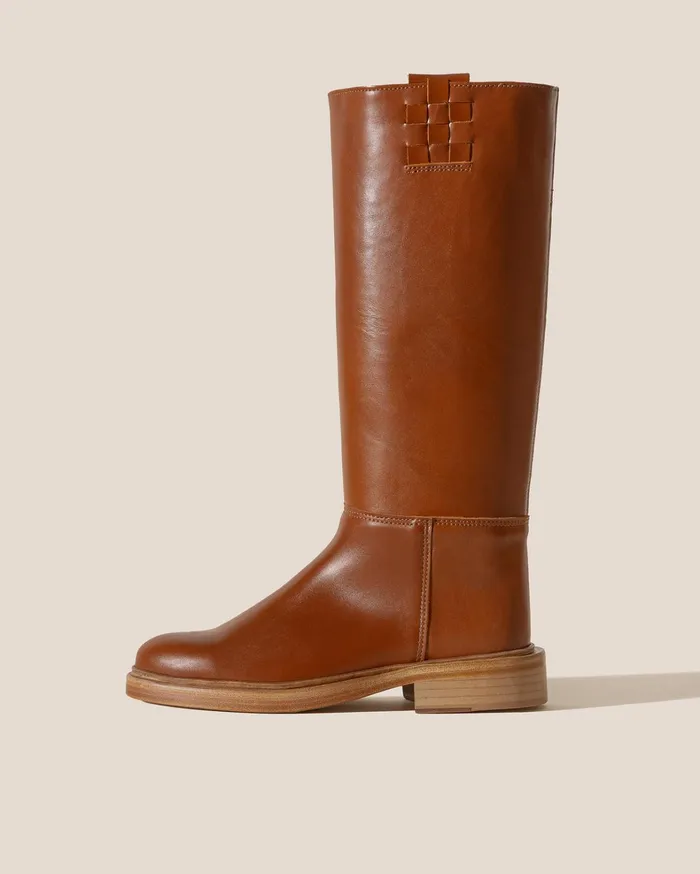 Hereu ANELLA 8211 Interwoven Detailed PullOn Boot Women Boots