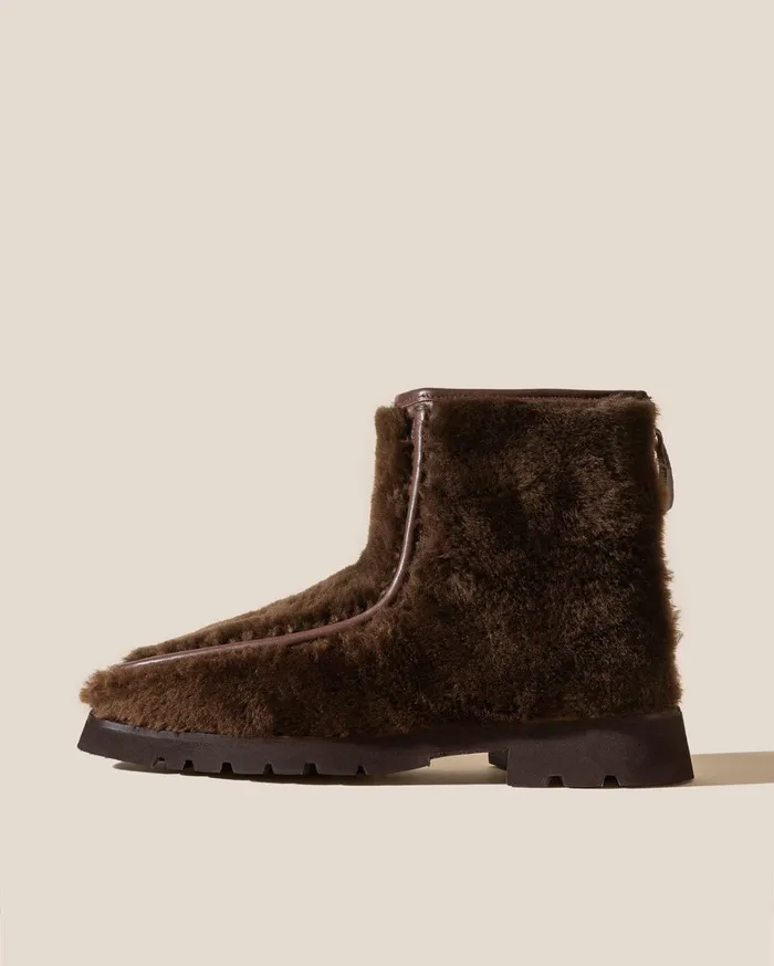 Hereu ARMENTA LOW ZIPPED 8211 Shearling Ankle Boot Loafer Men Boots