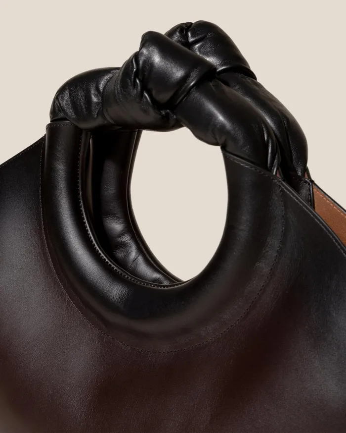 Hereu CASTELL AIRBRUSHED 8211 Knottedhandle Leather Tote Bag Women Tote Bags