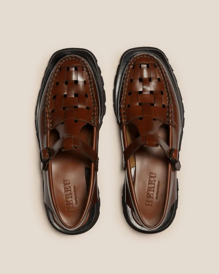 Hereu CRANC SPORT 8211 Tread Sole Slingback Loafer Men Loafers