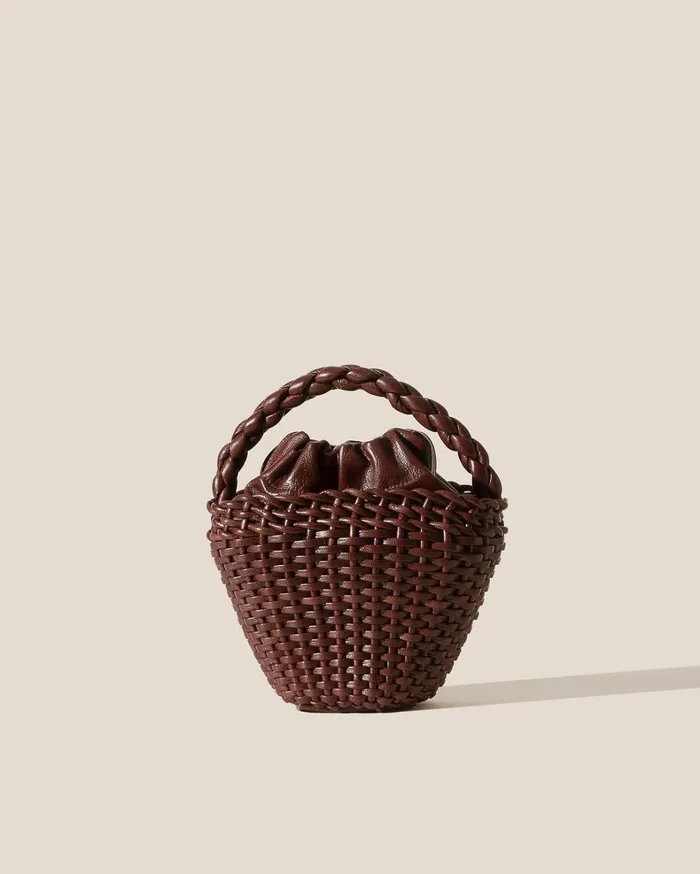 Hereu FIOL TOTE LEATHER 8211 HandBraided Mini Tote Bag Women Mini Bags