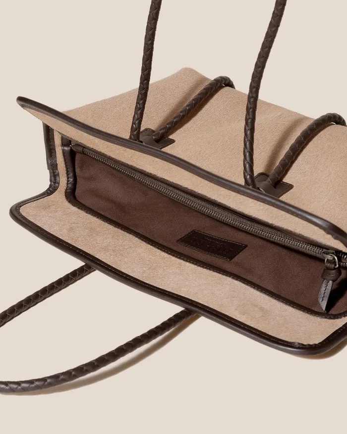 Hereu FORNA CALF HAIR 8211 Leather Framed Shoulder Bag Women Shoulder Bags