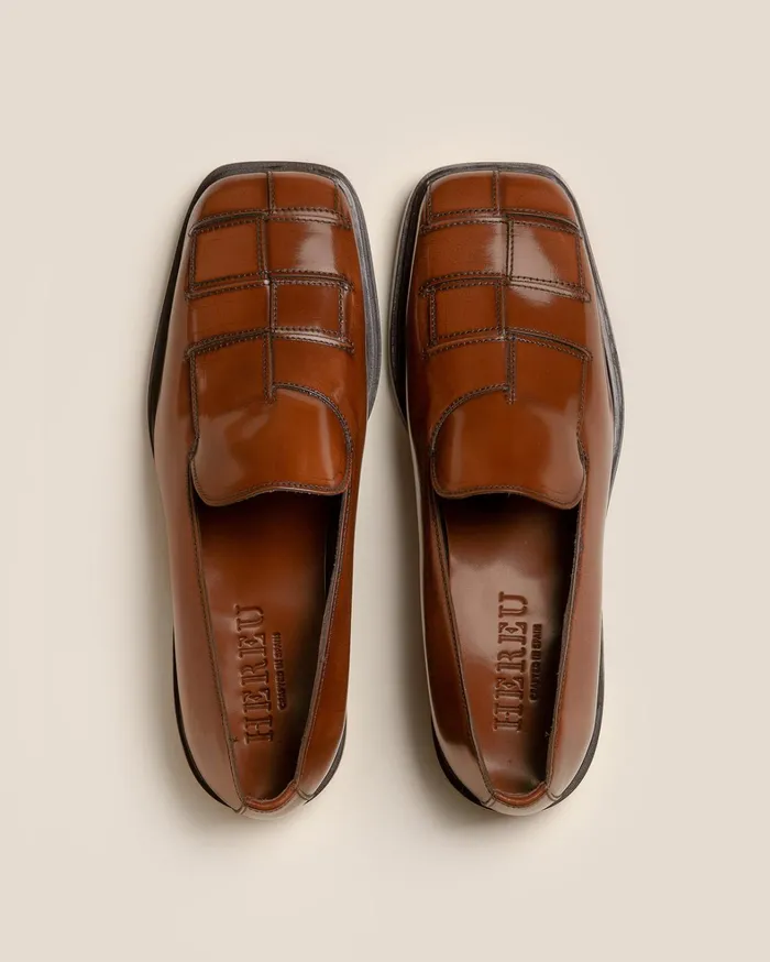 Hereu GUERA POLISHED 8211 Interwoven SlipOn Loafer Women Loafers