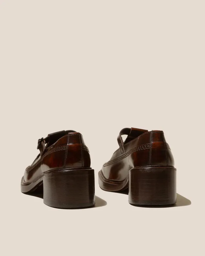 Hereu LLUISA HEELED 8211 Brushed Tbar Loafer Women Heels