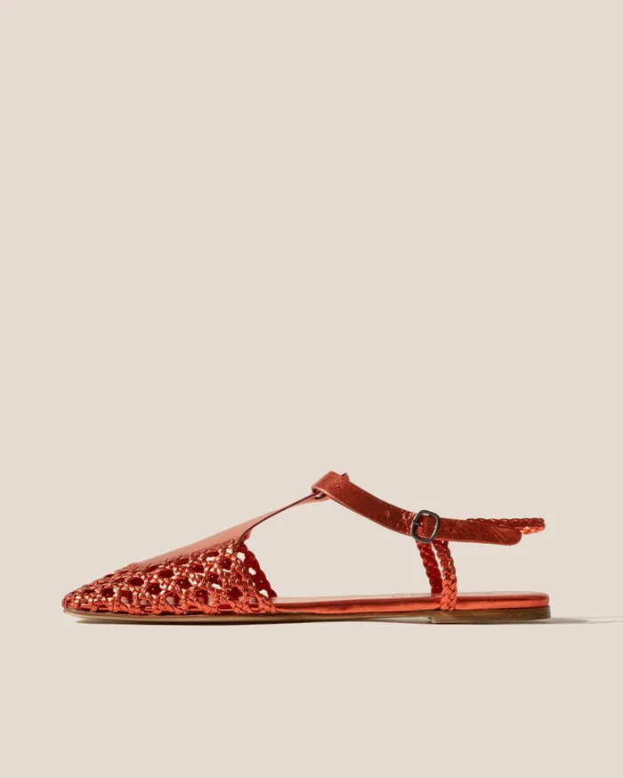 Hereu REIXA METALLIC 8211 Woven Tbar Sandal Women Sandals