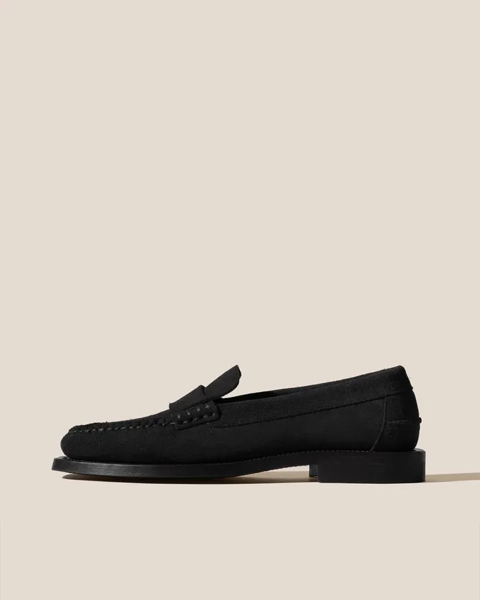 Hereu SINEU SUEDE 8211 Interlaceddetail Slipon Loafer Women Loafers