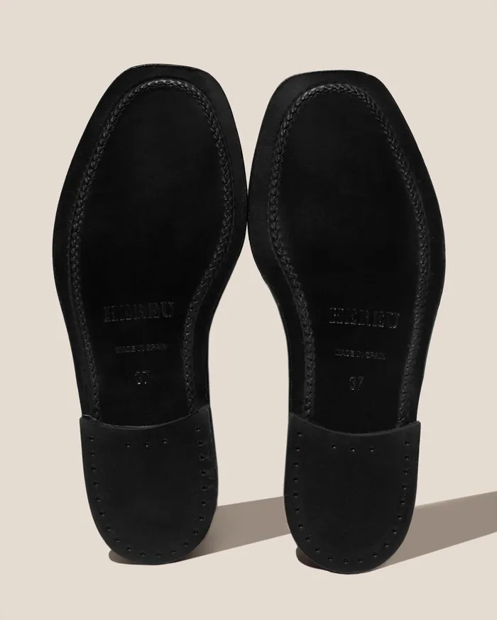 Hereu SINEU SUEDE 8211 Interlaceddetail Slipon Loafer Women Loafers