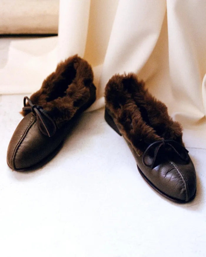 Hereu TILLA SHEARLING 8211 Deconstructed Babouche Women Soft Shoes