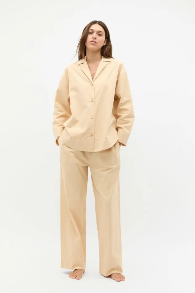 HomeWomen Sleepwear Seed Heritage Flannelette Shirt And Pant PJ Set Marzipan