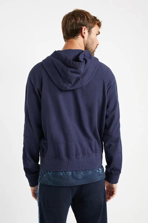 Hooded Plush Jacket Mens Desigual Sweaters and Sweatshirts
