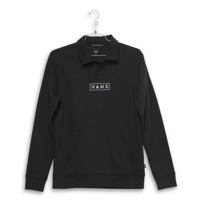 Hoodies and Jackets Men Vans Not Preppy Polo Fleece Black
