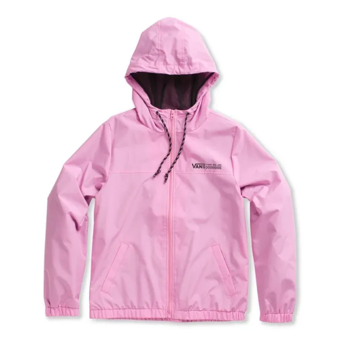 Hoodies and Jackets Vans Women Kastle Turvey Windbreaker Fuchsia Pink Hoodies and Jackets Vans Women Kastle Turvey Windbreaker Fuchsia Pink