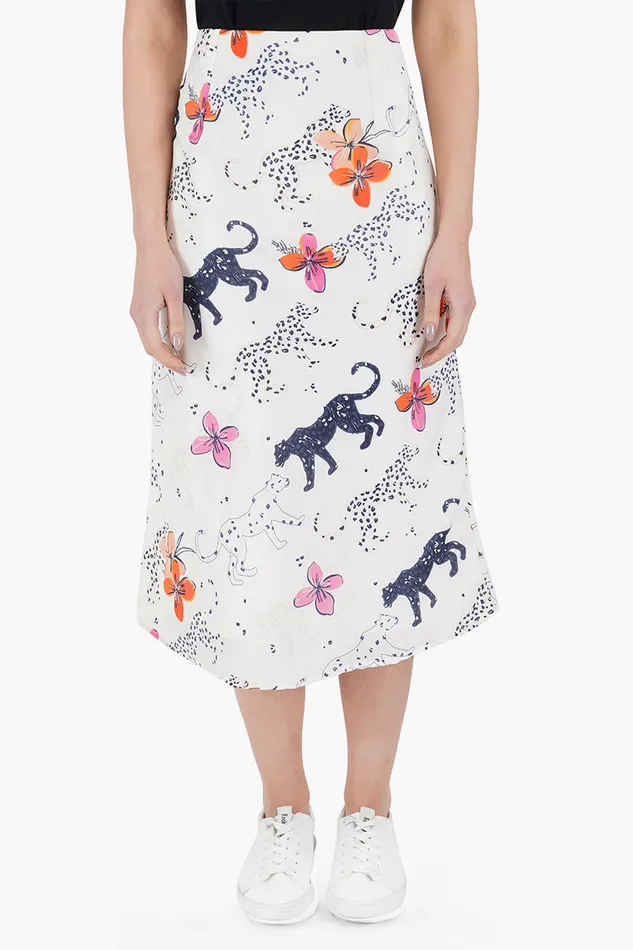 Jaguar Floral Skirt Jaguar Floral Skirt