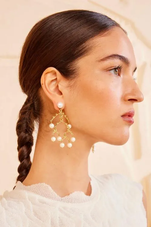 Jewelry Women Ulla Johnson Imani Chandelier Earring Pearl
