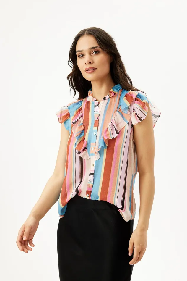 JOANNA SHIRT 16348 000 Multicolour 000 Women IN FRONT BLOUSES SHIRTS