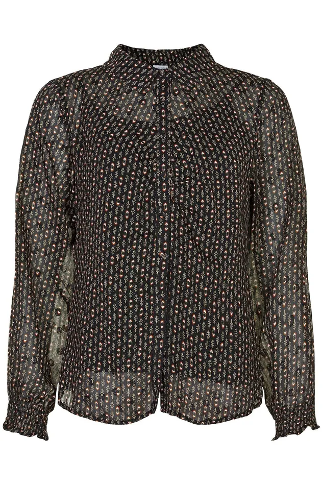 JOEY SHIRT 15426 999 Black 999 Women IN FRONT BLOUSES SHIRTS