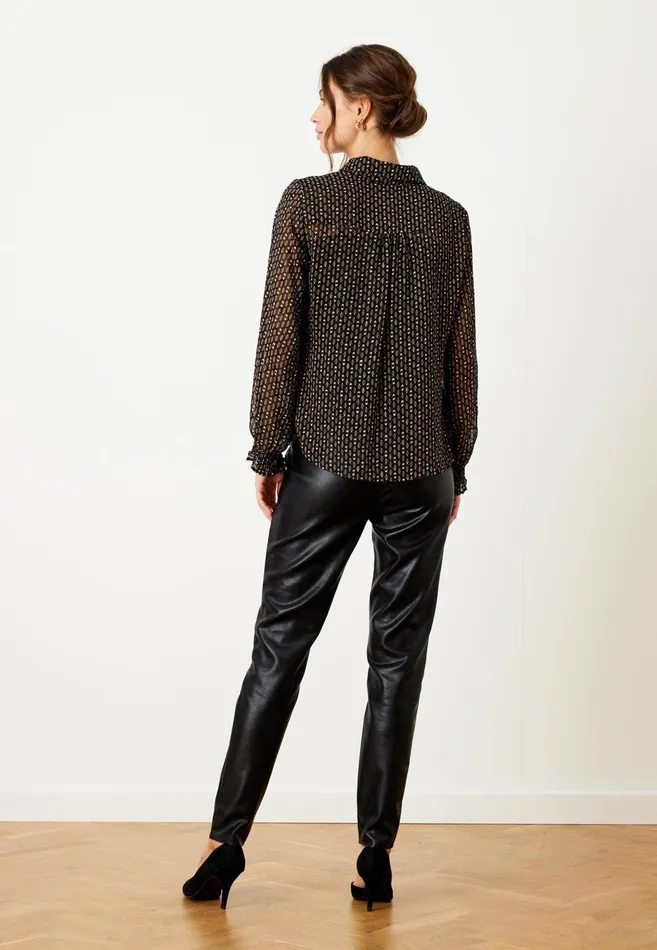 JOEY SHIRT 15426 999 Black 999 Women IN FRONT BLOUSES SHIRTS