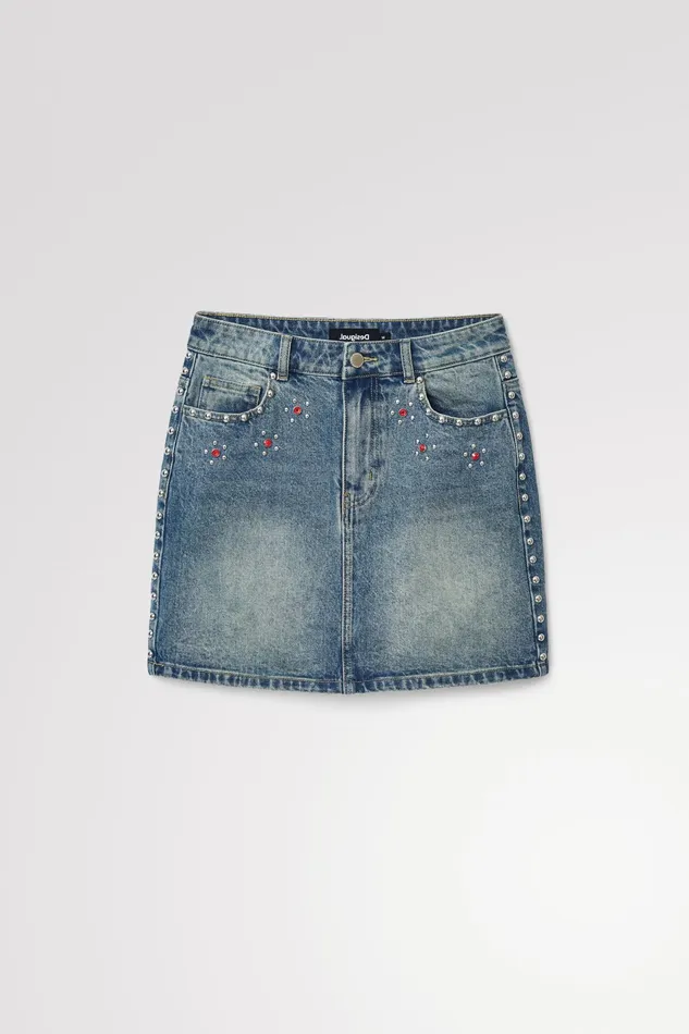 Johnson Hartig Studded Miniskirt Women Desigual Skirts and Shorts