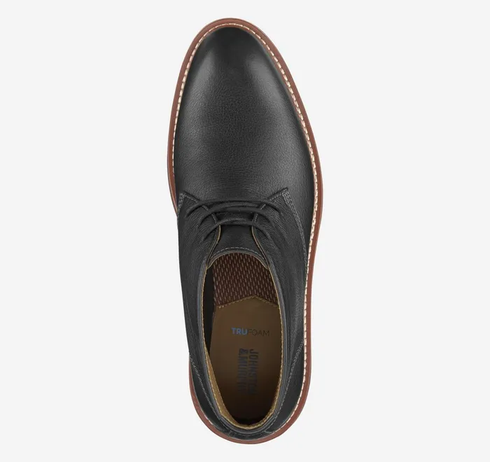 JohnstonandMurphy Boots Upton Chukka Black Full Grain 8211 Men
