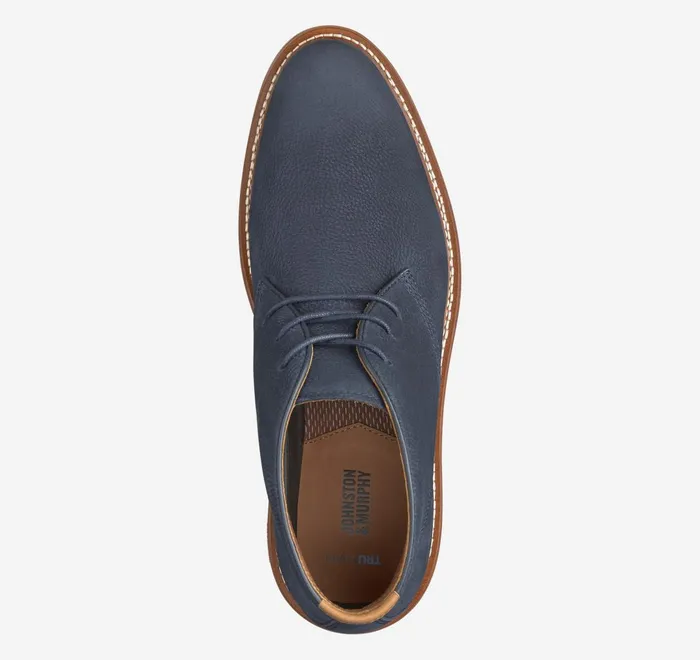 JohnstonandMurphy Boots Upton Chukka Navy Nubuck 8211 Men