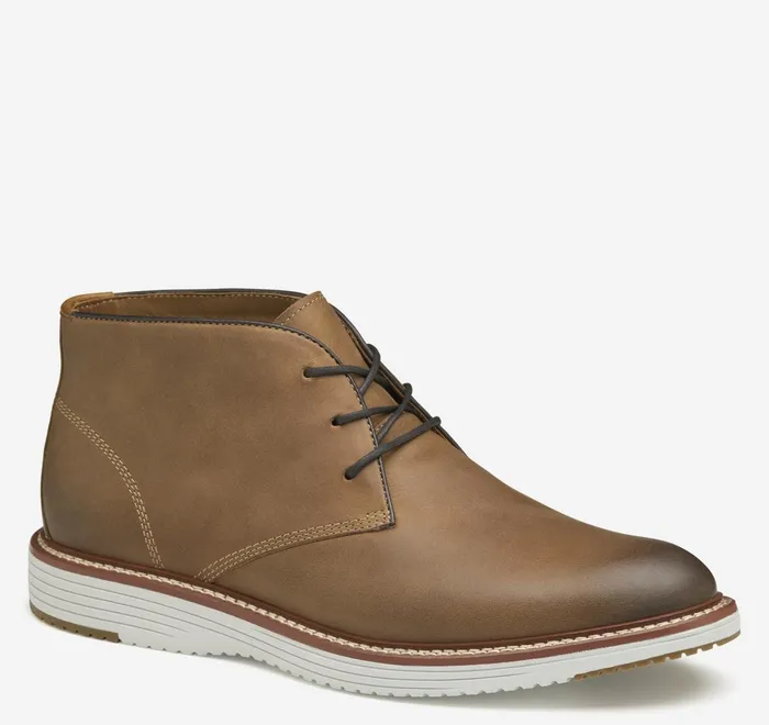 JohnstonandMurphy Boots Upton Chukka Tan Oiled Full Grain 8211 Men