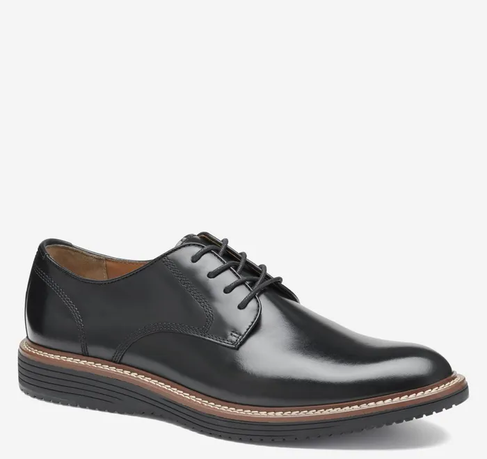 JohnstonandMurphy Dress Shoes Upton Plain Toe Black Full Grain 8211 Men