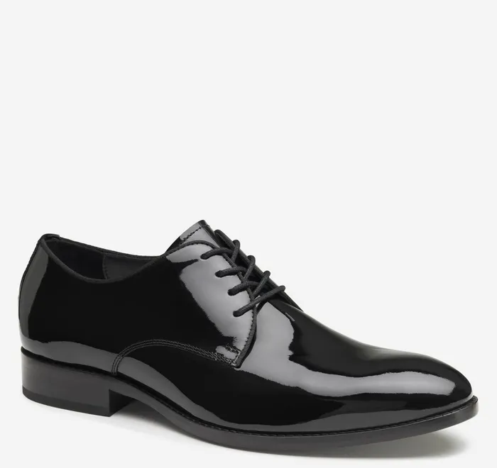 JohnstonandMurphy Formal Shoes Gavney Plain Toe Black Patent 8211 Men