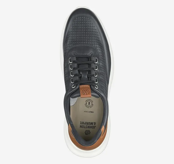 JohnstonandMurphy LaceUps Amherst 20 Embossed UThroat Black Full Grain 8211 Men JohnstonandMurphy LaceUps Amherst 20 Embossed UThroat Black Full Grain 8211 Men
