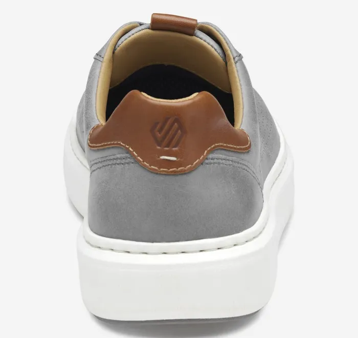 JohnstonandMurphy LaceUps Anders Perfed UThroat Gray Full Grain 8211 Men