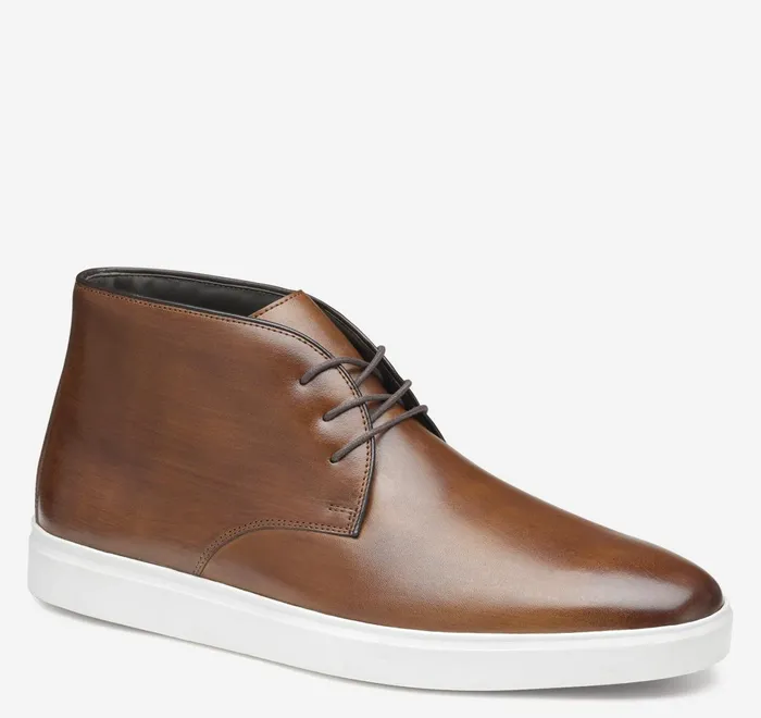 JohnstonandMurphy LaceUps Brody Chukka Brown Handstained Full Grain 8211 Men