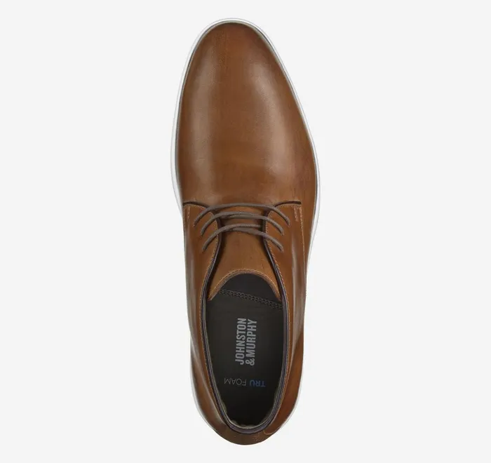 JohnstonandMurphy LaceUps Brody Chukka Brown Handstained Full Grain 8211 Men JohnstonandMurphy LaceUps Brody Chukka Brown Handstained Full Grain 8211 Men
